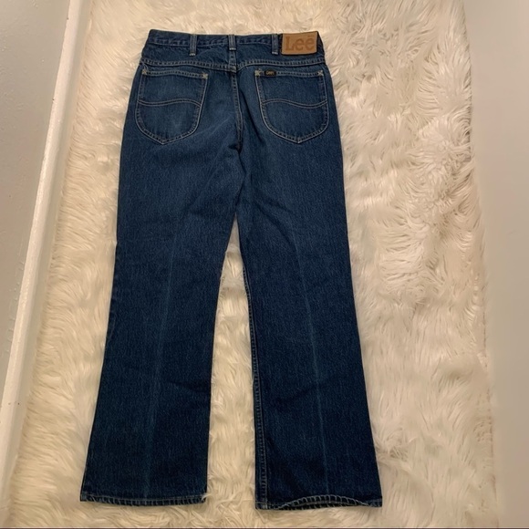 Lee Riders Regular Fit Straight Leg Jeans Medium Stone - Picture 8 of 10